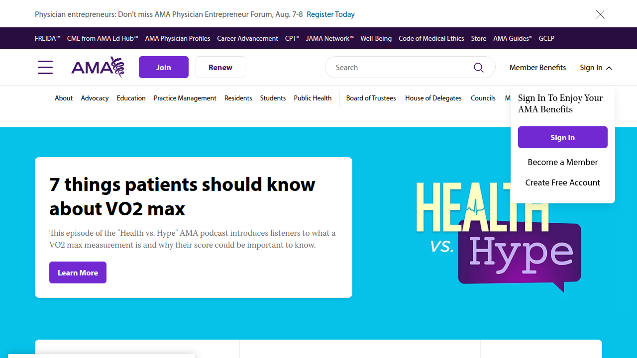 The American Medical Association (AMA) provides critical data and guidelines impacting physician practices, including telehealth adoption.