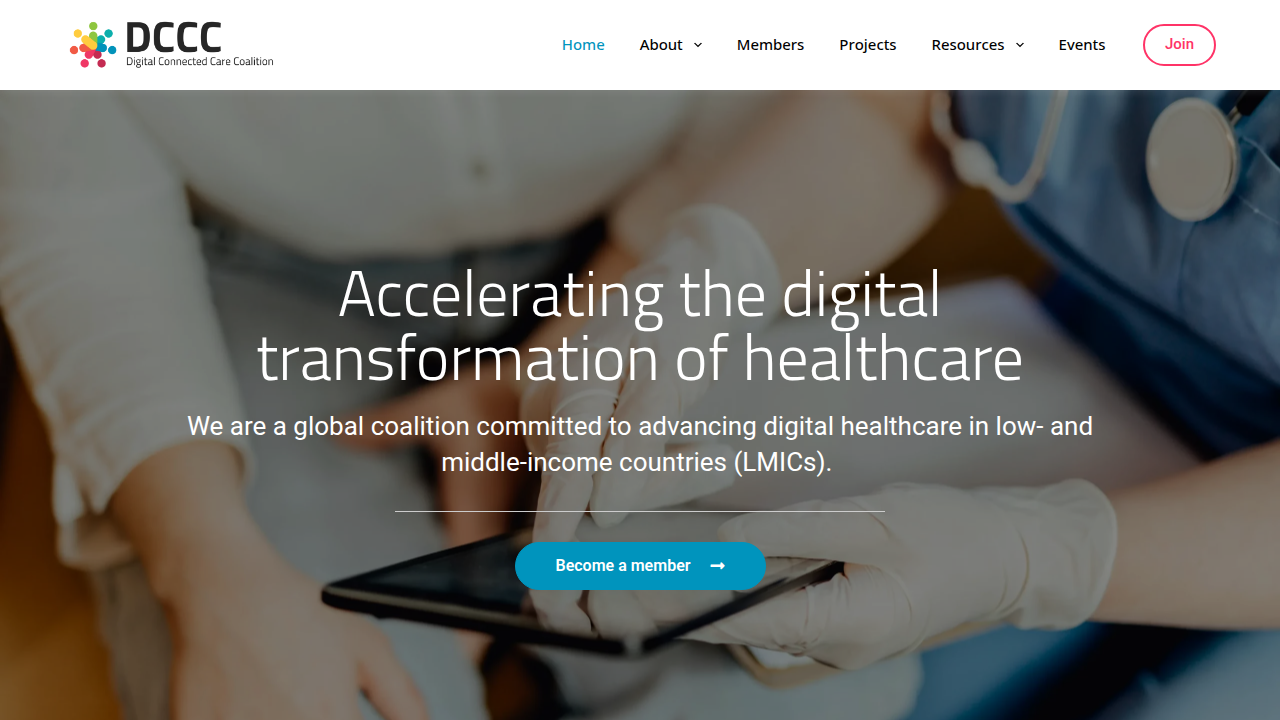 The Digital Connected Care Coalition works to accelerate digital health adoption in low-income countries.