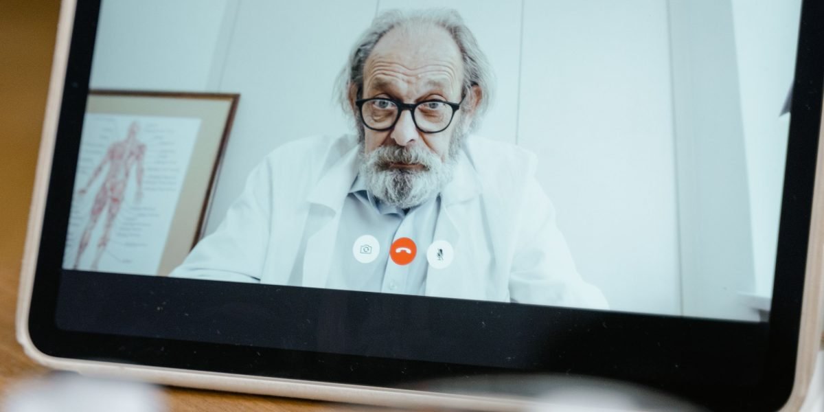 A student engages in a virtual consultation, demonstrating convenient access to telehealth services.